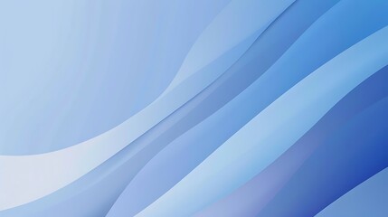 Fototapeta premium A minimalist vector background featuring a smooth gradient transitioning from light blue at the top to deep blue at the bottom creating a serene and calming visual effect for design projects