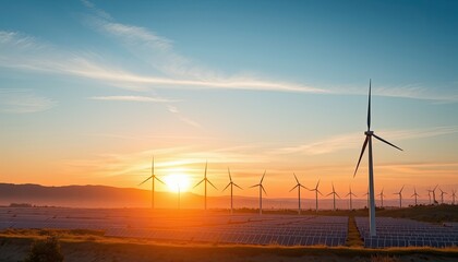 Obraz premium Smart grid technology for renewable energy management with interactive displays and real-time monitoring, offering advanced technology for sustainable power distribution. AI-generated