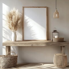 Boho Interior Mockup.