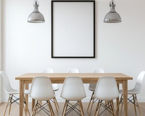 Minimalist Dining Room.