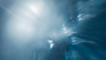 The blue bokeh background color, the warm tone, the sparkling white light are the perfect composition.
