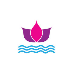 Beauty Vector lotus icon