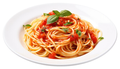 PNG Spaghetti pasta plate food.