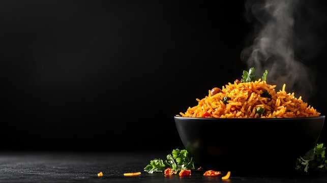 Fragrant vegetable pulao with mixed vegetables and aromatic whole spices