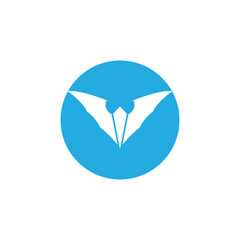 bat vector icon logo template