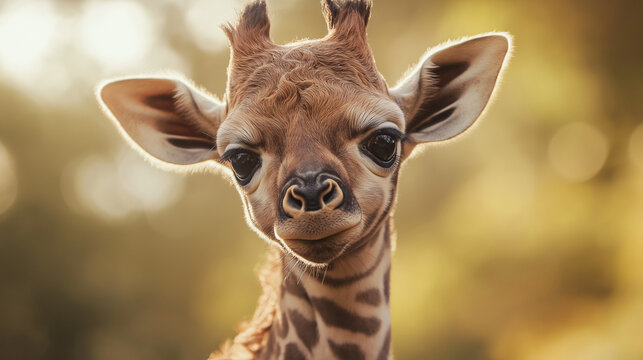 Fototapeta Mała żyrafa
