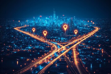 Fototapeta premium A product innovation roadmap, planning and strategy. Generative AI