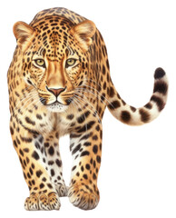 Fototapeta premium PNG Leopard wildlife cheetah animal.