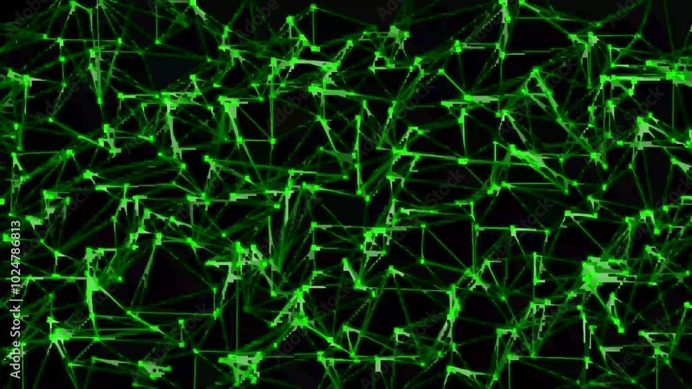 Poster abstract network connection background, molecules and communication. abstract plexus technology scie