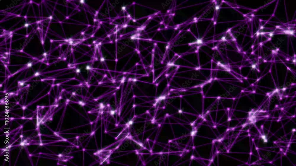 Aufkleber abstract background dynamic plexus futuristic technology. 3d render. abstract plexus technology scie