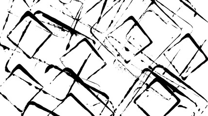 Square Outline Right Angle Print Making Hand Painted Pattern Texture Background