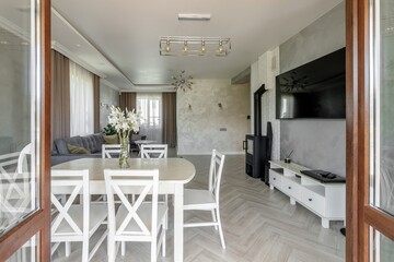 Modern Scandinavian-styled house with a spacious open living area