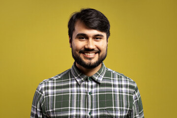 front man smiling