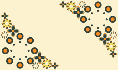 beautiful flower petal background with copy space