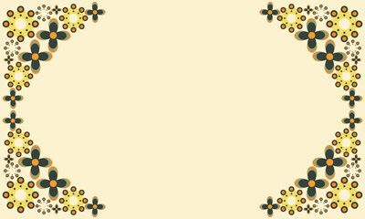 beautiful flower petal background with copy space