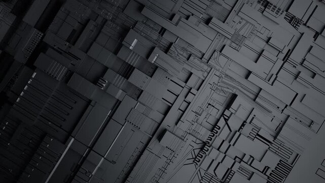 3D Rendering Abstract Background technology basic shape polygon for technology futuristic concept