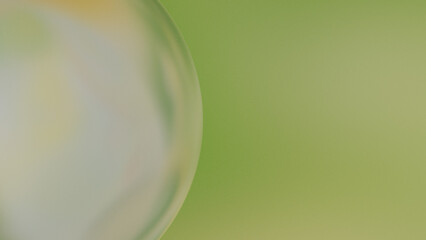 Abstract Colorful Grainy 3D Sphere with Flowing Gradient Background