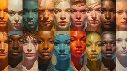 Obraz premium Diversity social inclusion and teamwork