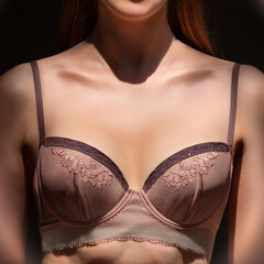 Elegant Balconette Brassiere for Enhanced Silhouette