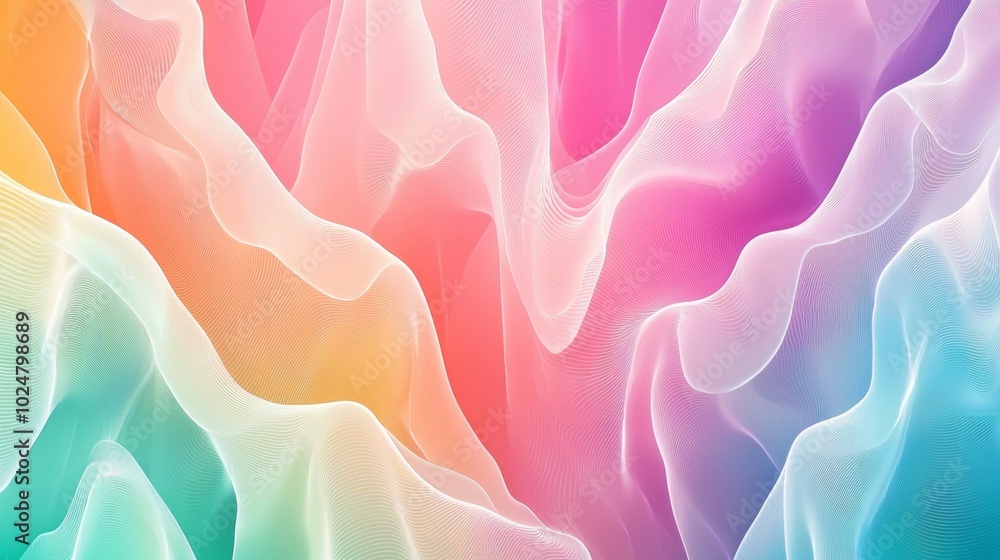 Poster abstract background with flowing lines creating a sense of movement and dynamism, ideal for projects