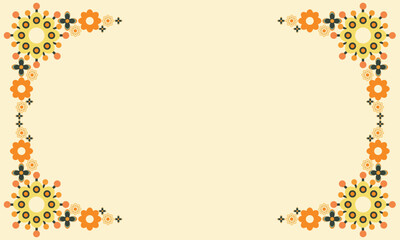 beautiful flower petal background with copy space