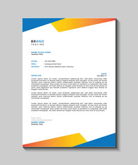 Business letterhead design template