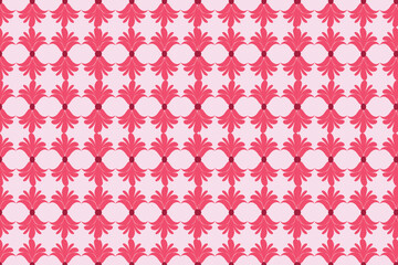 Ikat pattern fabric design seamless geometric pattern vector 