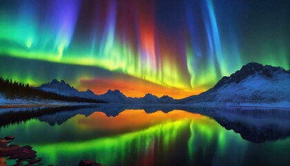 Witness the enchanting Northern Lights dance over serene lakes, vibrant cities, and idyllic countryside, painting the night sky with mesmerizing hues of green, purple, and gold.