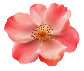Beautiful pink flower close-up showcasing delicate petals and intricate center details