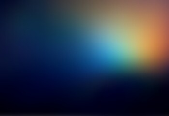 Holographic reflective on dark blue metal texture. Spectrum light sheen.