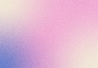 Grainy noisy poster background, pink light blue cream color wave backdrop abstract header banner design