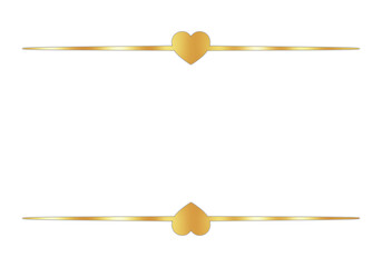 Classic Bronze Text Frame, Isolated on White