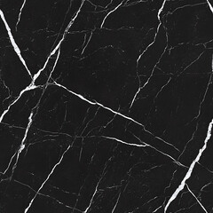 Seamless black marble texture with white veins running through, perfect for high-end designs and architectural projects