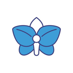 Orchid vector icons stock illustration