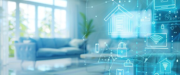 Obraz premium smart home system
