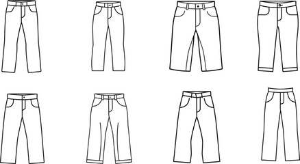 Different Styles of Men's Denim Pants