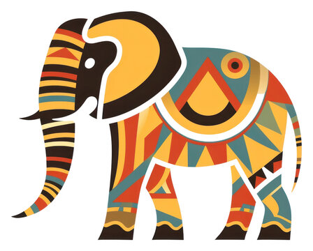 recommend clip art: PNG  Vector elephant impressionism art wildlife animal.