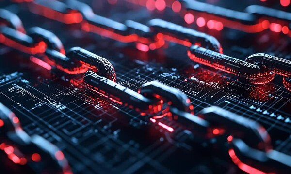 Blockchain Technology Concept