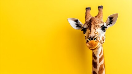 Obraz premium giraffe head shot