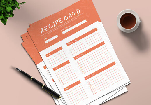 Recipe Card Template