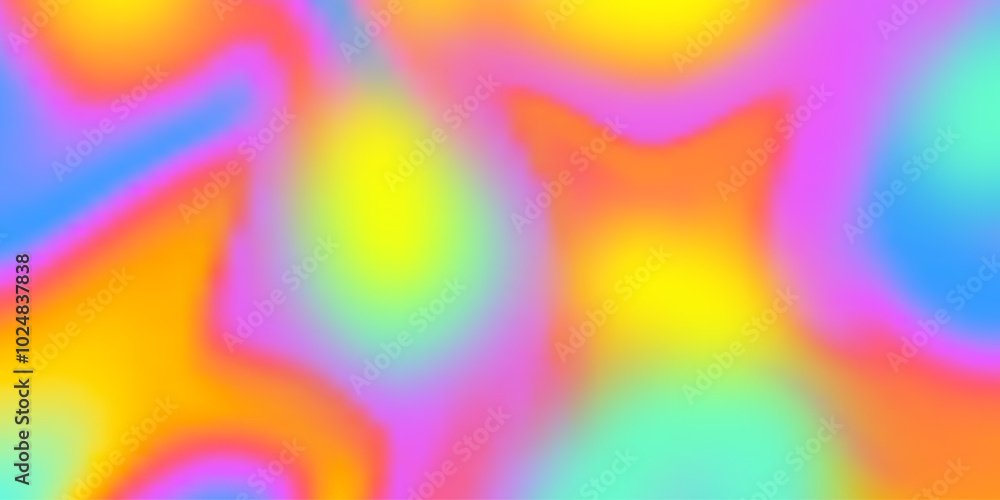 Aufkleber vibrant rainbow gradient vector design. abstract colorful blurry background.