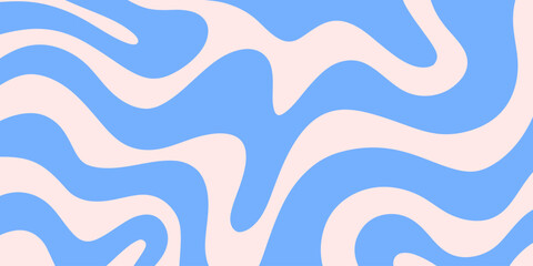 Psychedelic trippy y2k retro background vector design. Groovy abstract hippie pattern. Cool geometric wave texture.