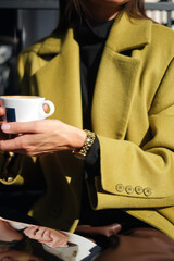 cup, coffee, closeup, morning, lifestyle, drink, espresso, beverage, caffeine, hot, aroma, break, woman, breakfast, tasty, traditional, mug, brown, relax, hand, leisure, tea, holding, concept, cofee, 