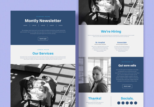 Corporate Email Newsletter