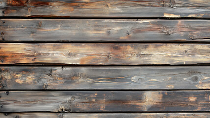 Obraz premium Old wooden tight planks background or texture. Wood seamless pattern. 