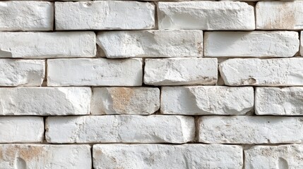 Obraz premium White brick wall with a black fire hydrant