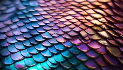 Mermaid tail texture close up