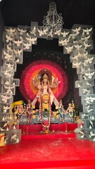 Goddess Durga Idol in Durga Puja 2024 Kolkata