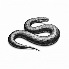 A sketch of a snake.