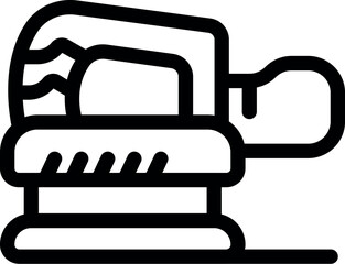 Electric sander tool for wood polishing working